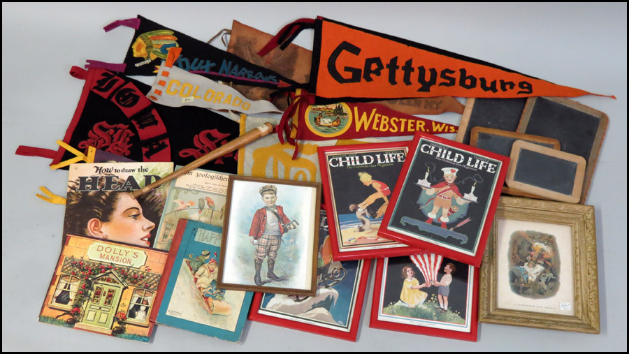 FOUR FRAMED 'CHILD LIFE' MAGAZINE