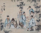 FOUR FRAMED CHINESE ARTWORKSFO