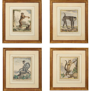 Four Framed Copper Plate Engravings