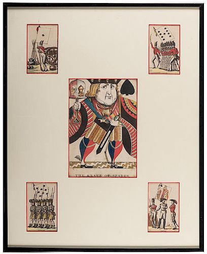 FOUR FRAMED “JEU DE DRAPEAUX”