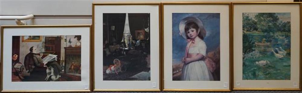 FOUR FRAMED MUSEUM PRINTSFour