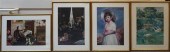 FOUR FRAMED MUSEUM PRINTSFour