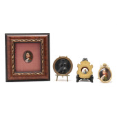 FOUR FRAMED NAPOLEONIC PORTRAI