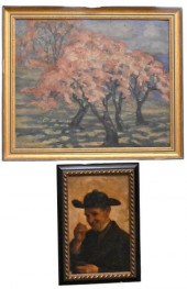 FOUR FRAMED PAINTINGSFour Fram