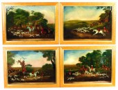 FOUR FRAMED PHOTO-MECHANICAL H