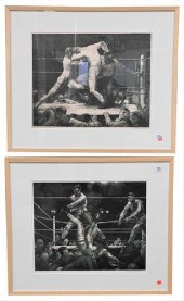 FOUR FRAMED PIECES, TO INCLUDE