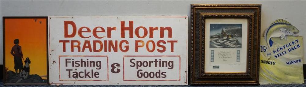FOUR FRAMED PRINTS AND SIGNSFour