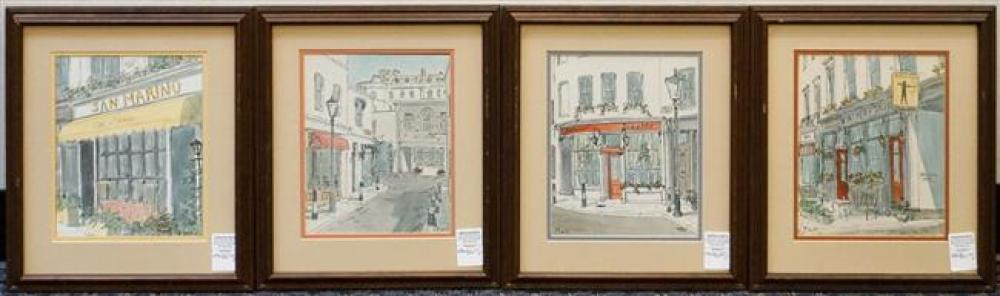 FOUR FRAMED PRINTS (VARIOUS