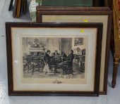 FOUR FRAMED REPRODUCTION MAPS
