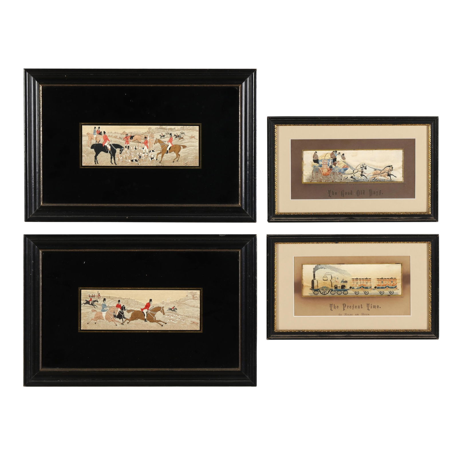 FOUR FRAMED STEVENGRAPHSFour Framed