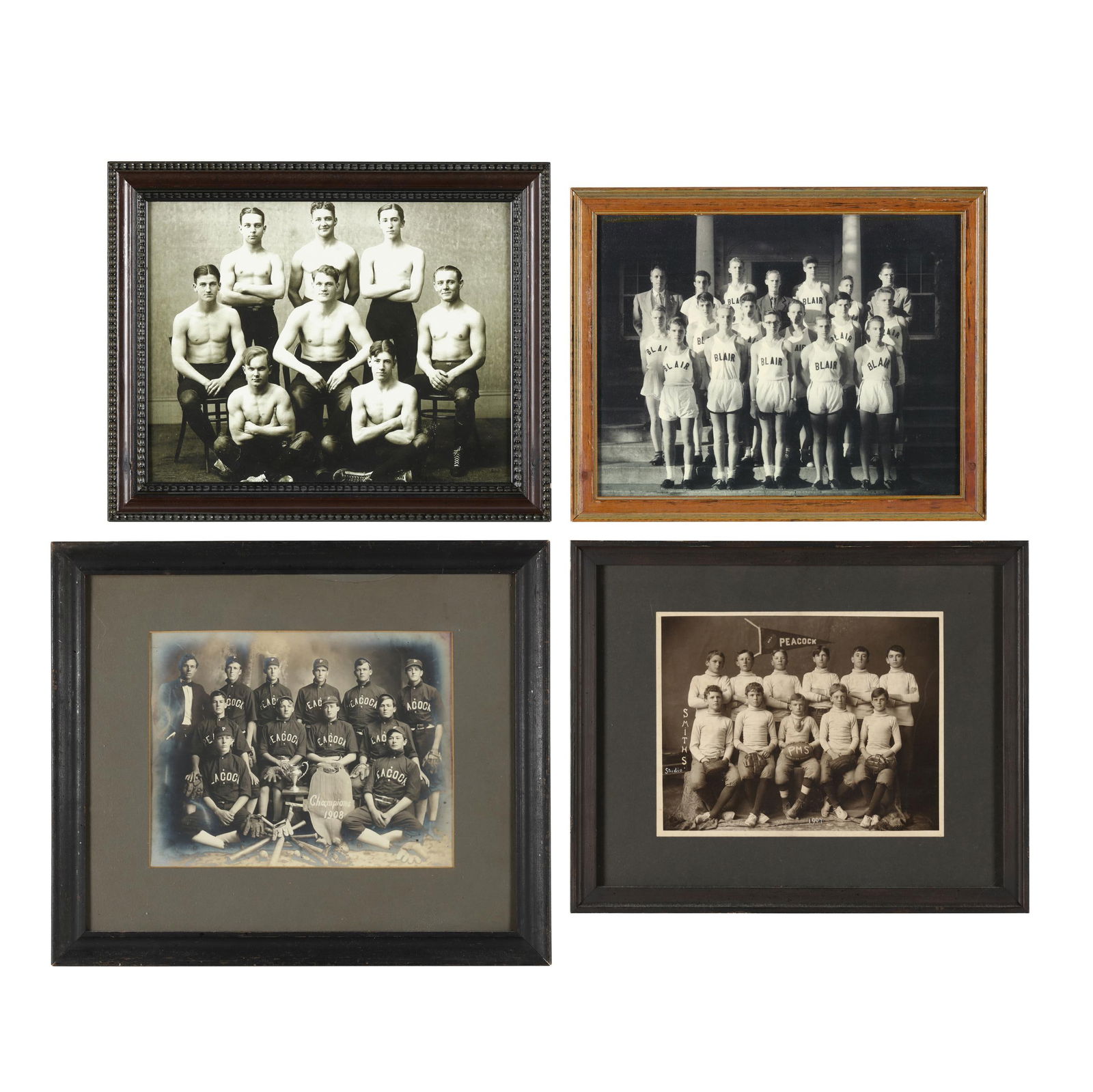 FOUR FRAMED VINTAGE PHOTOGRAPHS