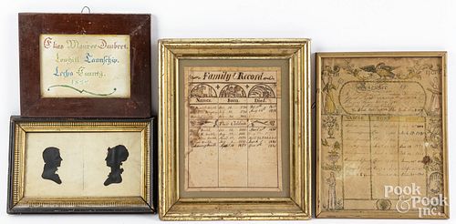 FOUR FRAMED WORKSFour framed