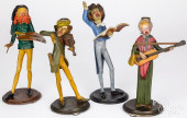 FOUR FRANCOIS GEROGE PAINTED S