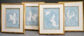 FOUR FRANKLIN MINT JASPERWARE