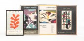 FOUR FRENCH EXHIBITION POSTERS