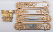 FOUR FRENCH GILTWOOD OVER GESS