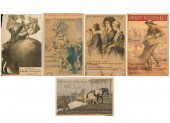 FOUR FRENCH LITHOGRAPHIC POSTE