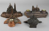 FOUR FRENCH METAL SOUVENIR INK