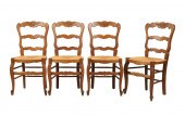 FOUR FRENCH PROVINCIAL-STYLE C