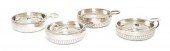 Four French Silver Wine Taster