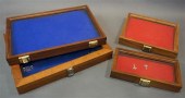 FOUR FRUITWOOD TABLE DISPLAY C