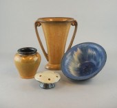 FOUR FULPER ART POTTERY PIECES