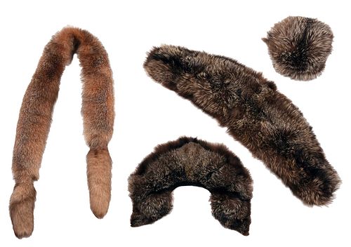 FOUR FUR ACCESSORIES20th century,