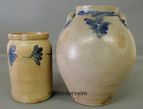 Four-gallon stoneware ovoid jug