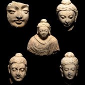 Four Gandharan Fragmentary Stu