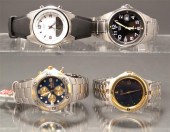 Four gentlemen's stainless ste