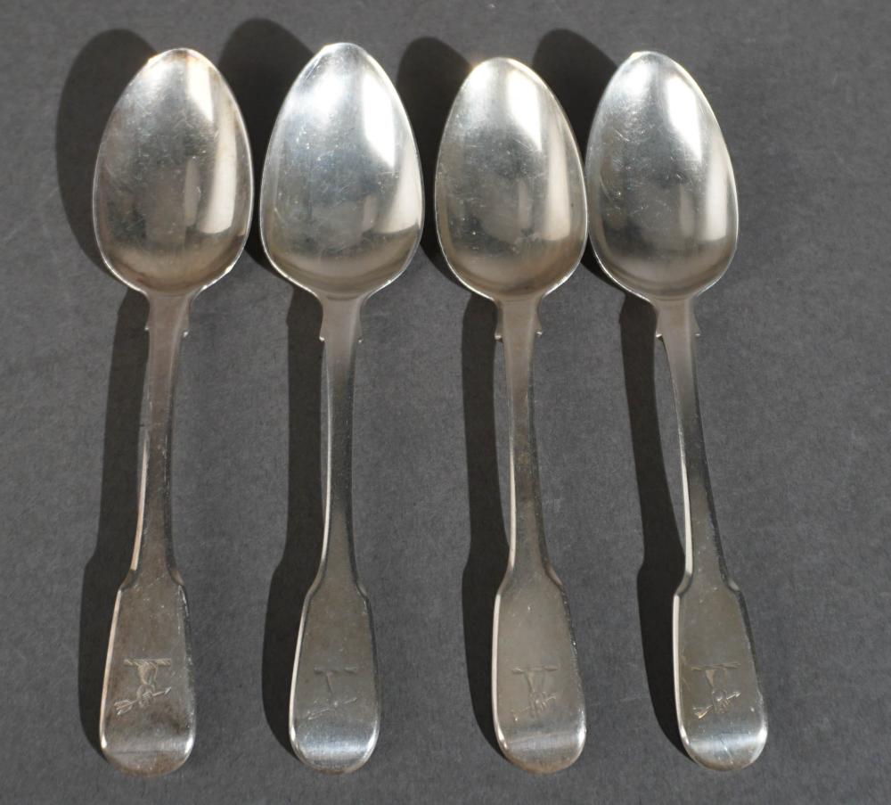 FOUR GEORGE III ENGLISH STERLING