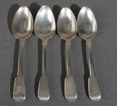 FOUR GEORGE III ENGLISH STERLI