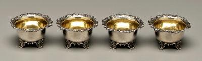 Four George III open silver