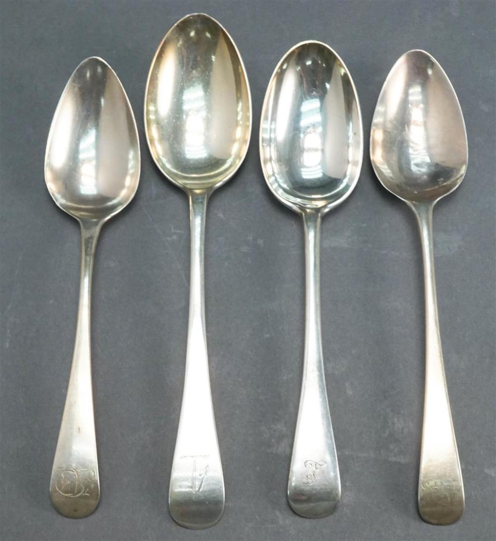 FOUR GEORGE III SILVER 'OLD