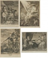 FOUR GEORGE WASHINGTON ENGRAVI