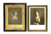 Four Georgian English Mezzotin