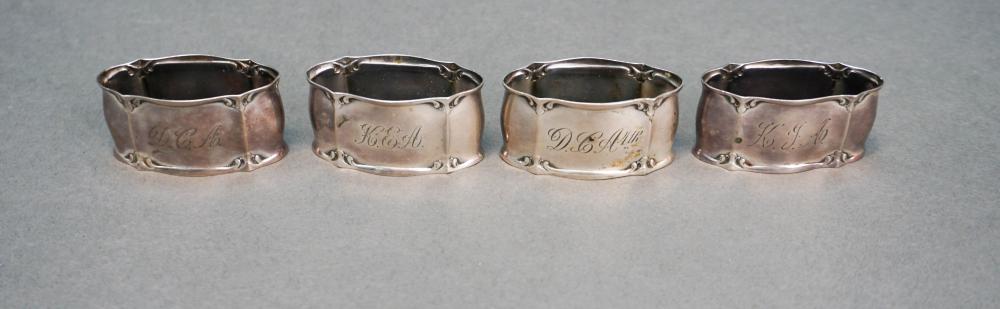 FOUR GERMAN 800-SILVER ROCOCO STYLE