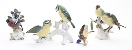 Four German Porcelain Figures of