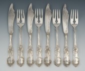 Four German Silver Knives and