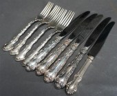 FOUR GORHAM STERLING FORKS (7
