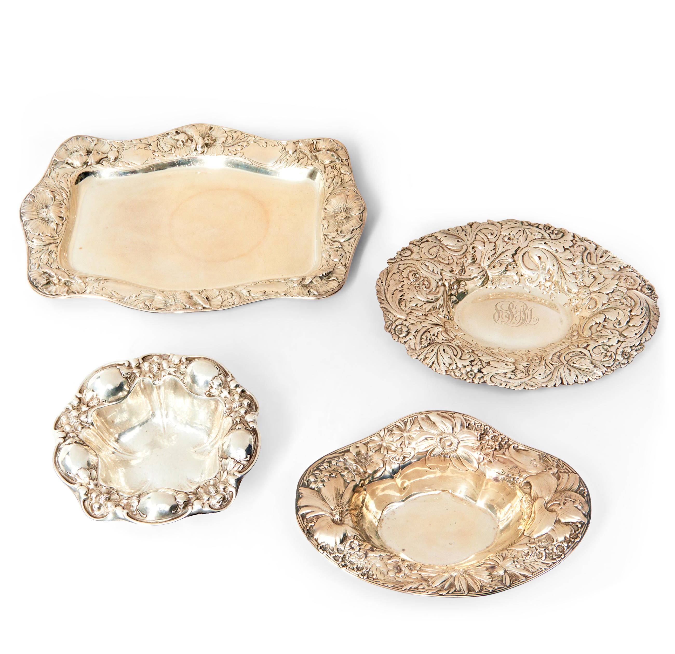 FOUR GORHAM STERLING SILVER
