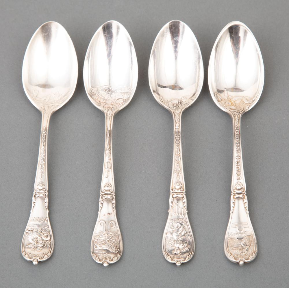 FOUR GORHAM STERLING SILVER