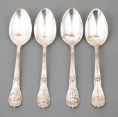 FOUR GORHAM STERLING SILVER "Z