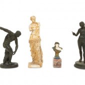 Four Grand Tour Style Figures