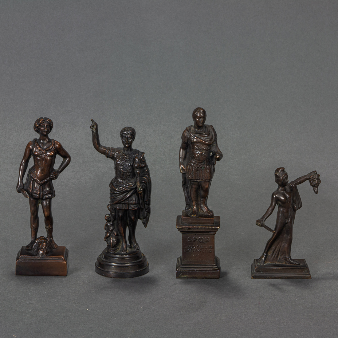 FOUR GRAND TOUR STYLE MINIATURE