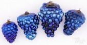 FOUR GRAPE KUGEL ORNAMENTSFour