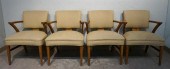 FOUR GUNLOCKE CHAIRSFour Gunlo