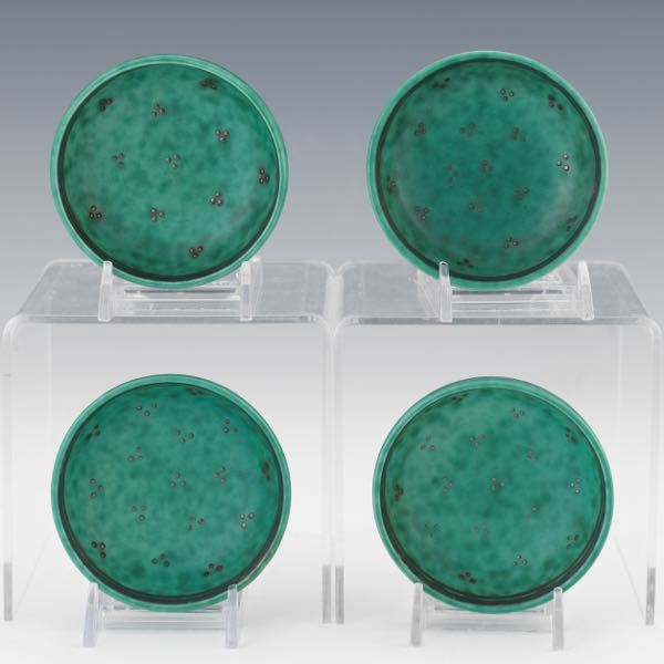 FOUR GUSTAVSBERG ARGENTA CERAMIC