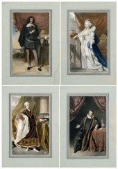 Four hand-colored prints: &quo