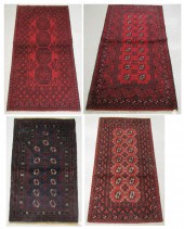 FOUR HAND KNOTTED AFGHAN TURKM